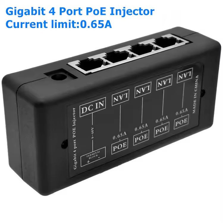 4 Port Poe Panel Injector factory